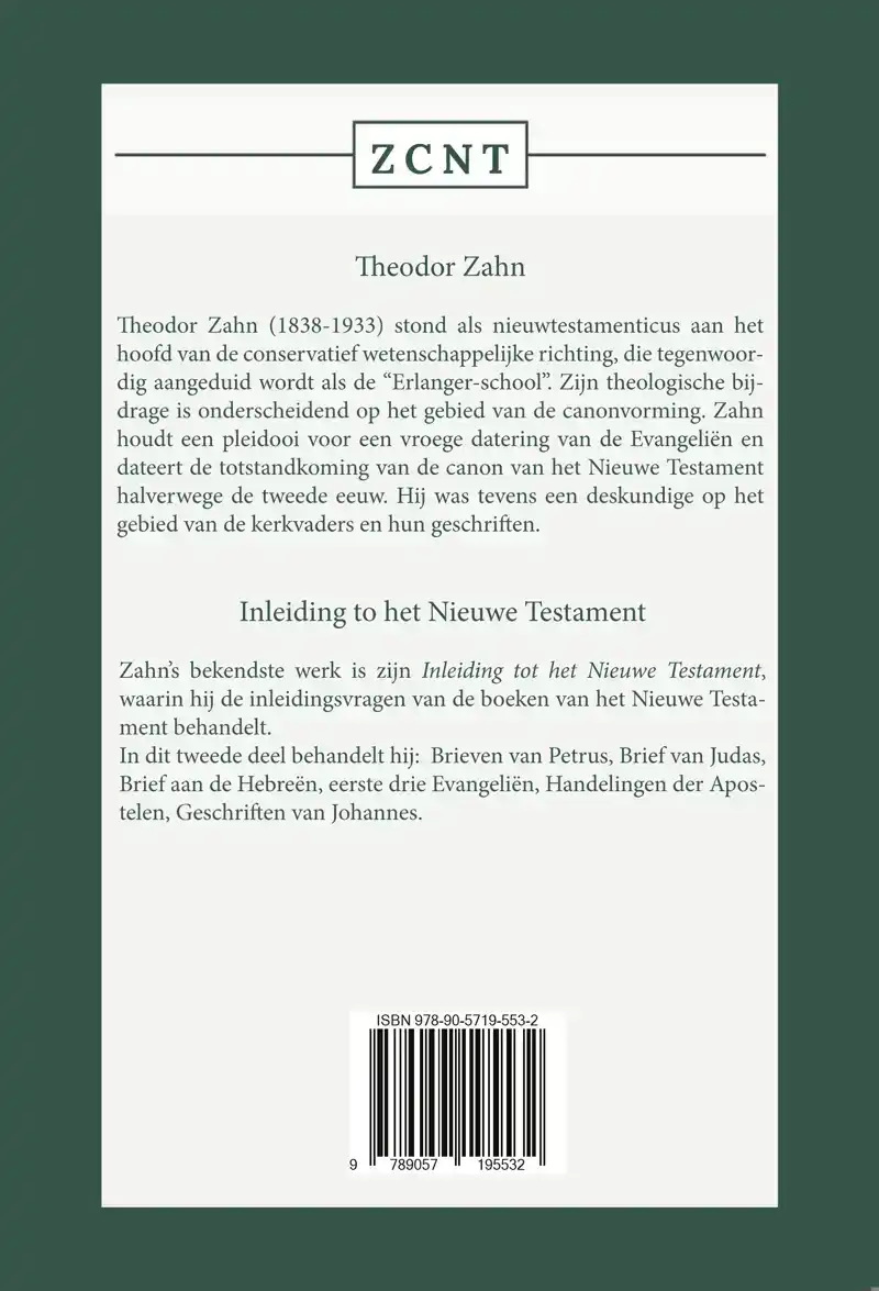INLEIDING TOT HET NIEUWE TESTAMENT