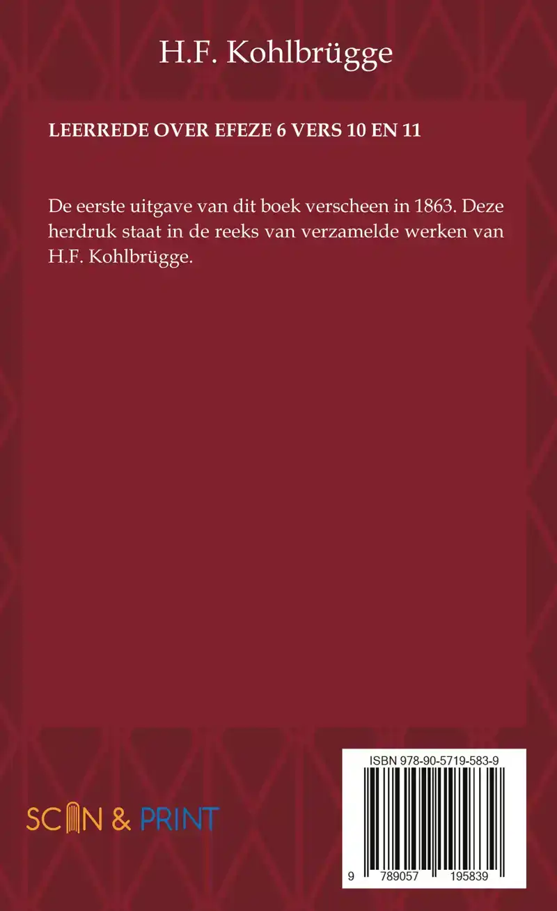 LEERREDE OVER EFEZE 6, VS. 10 EN 11