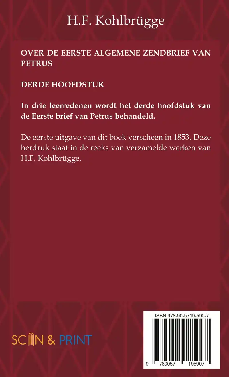 OVER DE EERSTE BRIEF VAN PETRUS 3