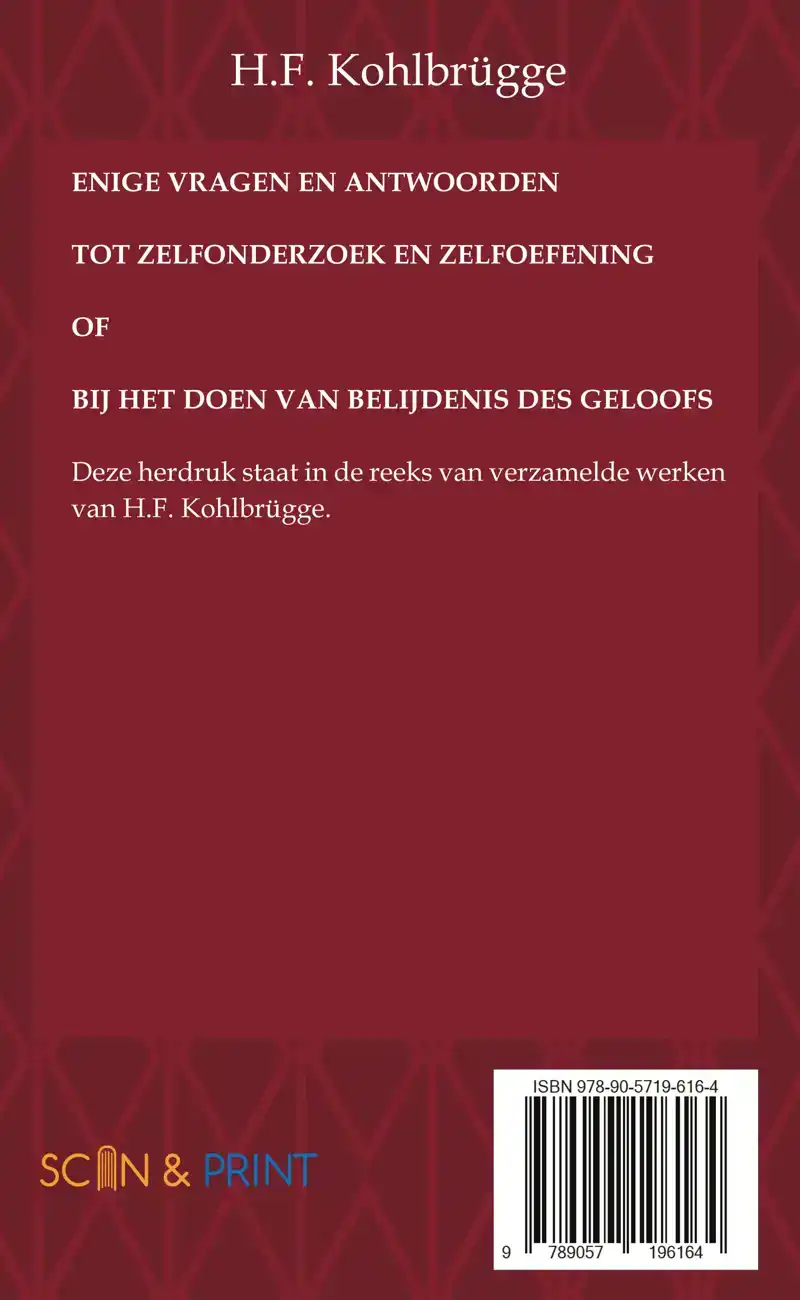 ENIGE VRAGEN EN ANTWOORDEN