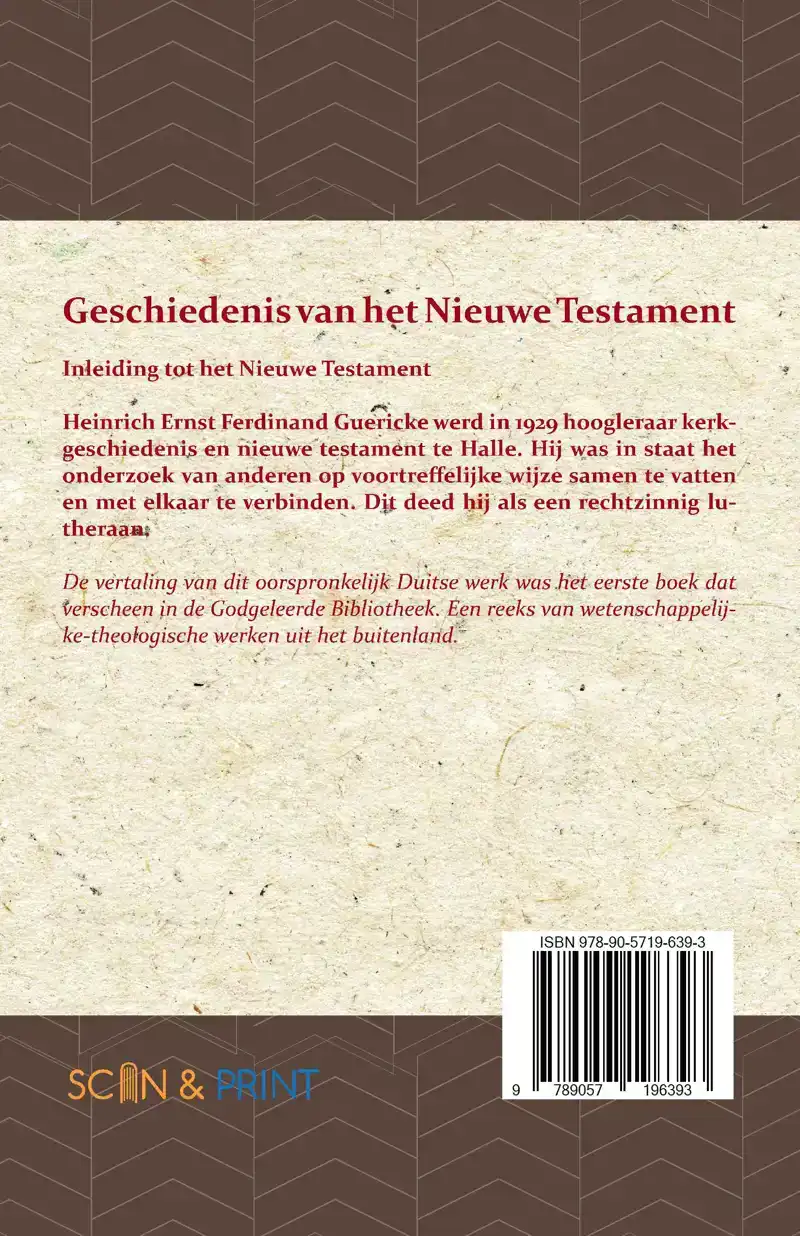 GESCHIEDENIS VAN HET NIEUWE TESTAMENT