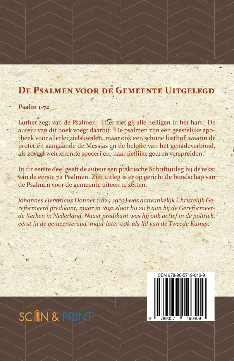 DE PSALMEN VOOR DE GEMEENTE UITGELEGD 1