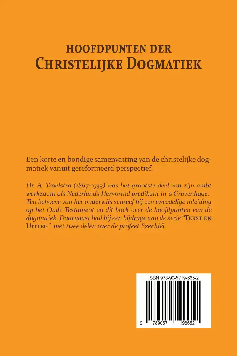 HOOFDPUNTEN DER CHRISTELIJKE DOGMATIEK
