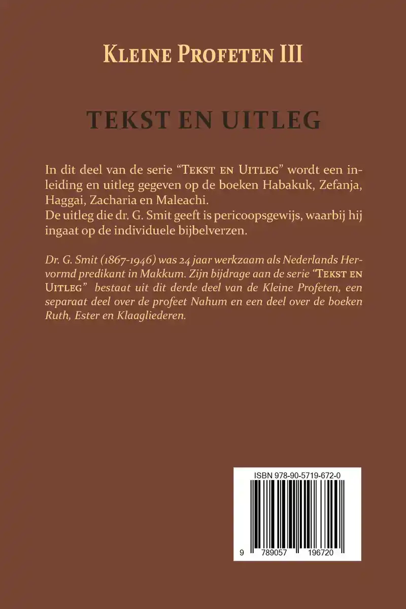 DE KLEINE PROFETEN III