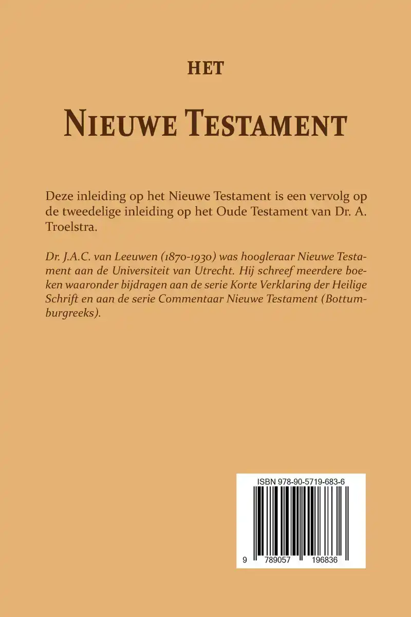 HET NIEUWE TESTAMENT