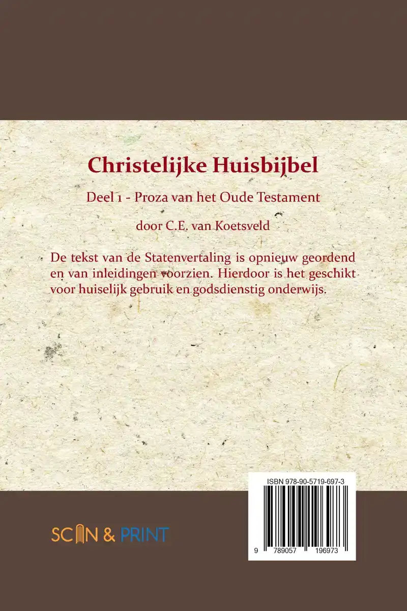 CHRISTELIJKE HUISBIJBEL 1