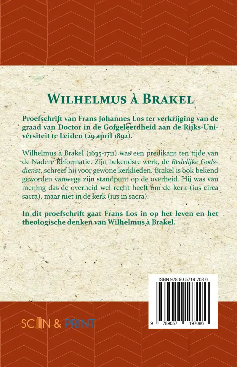 WILHELMUS A BRAKEL