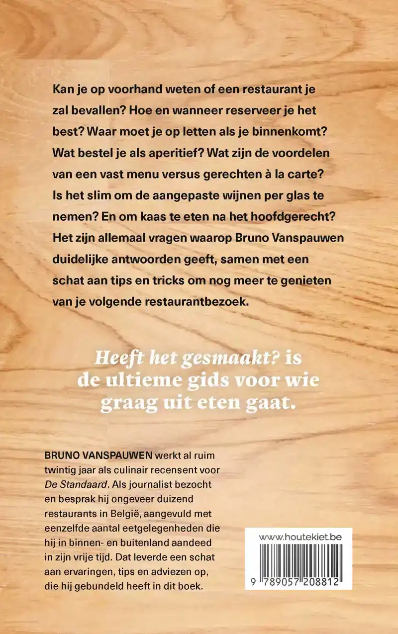 HEEFT HET GESMAAKT?
