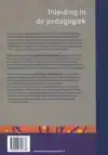 INLEIDING IN DE PEDAGOGIEK