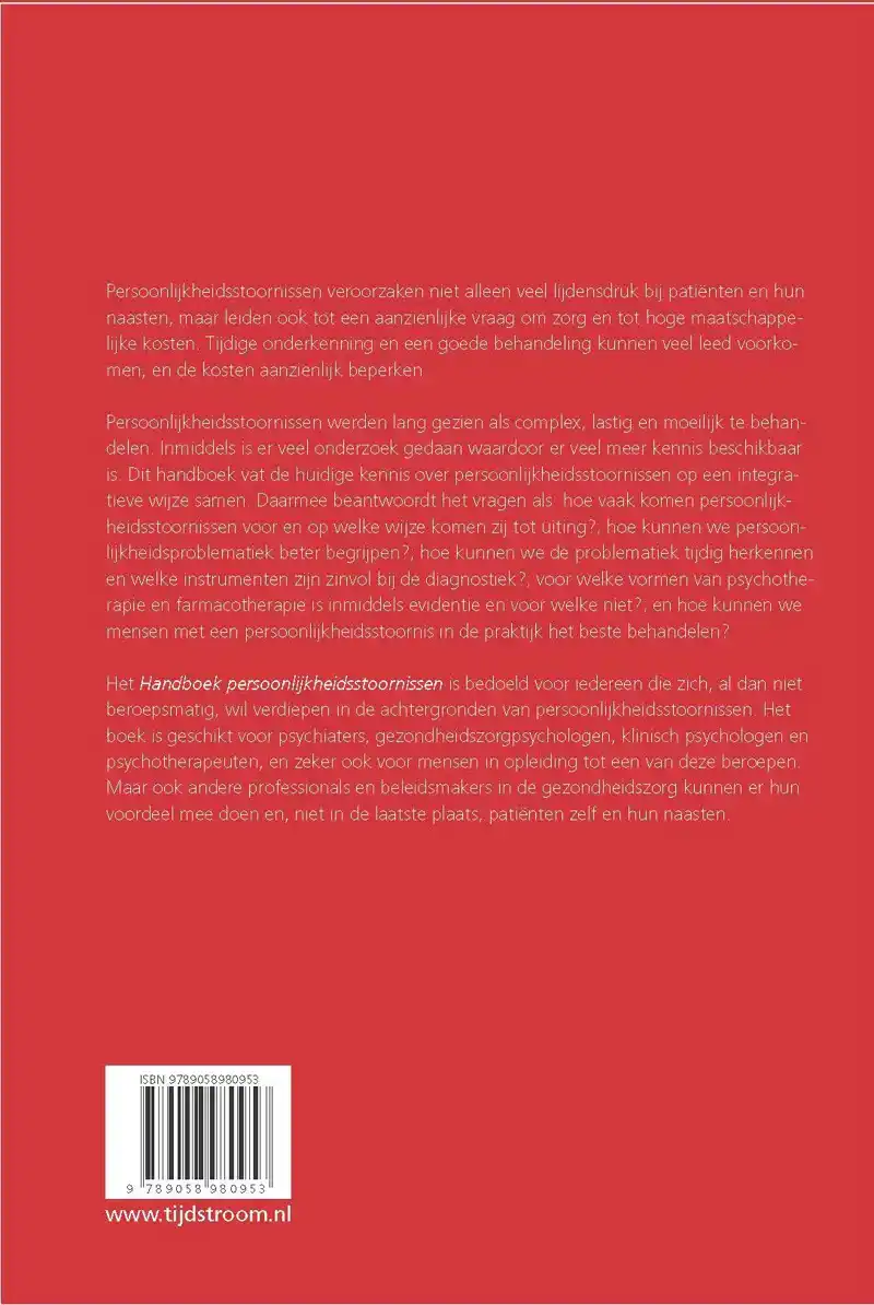 HANDBOEK PERSOONLIJKHEIDSSTOORNISSEN