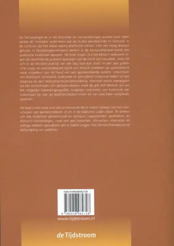 PROBLEEMGEORIENTEERD DENKEN IN DE FARMACOTHERAPIE