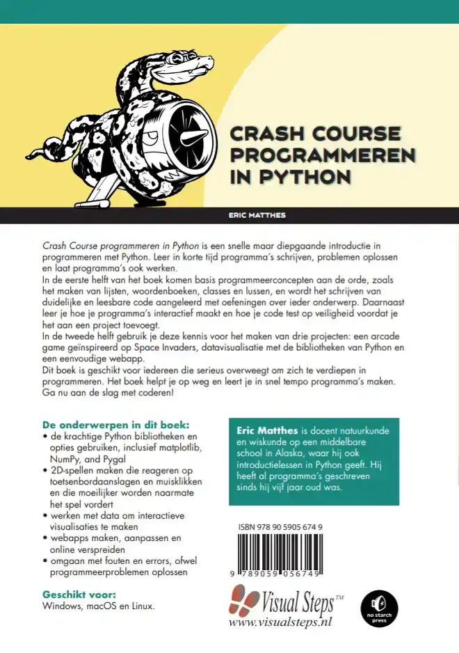 CRASH COURSE PROGRAMMEREN IN PYTHON