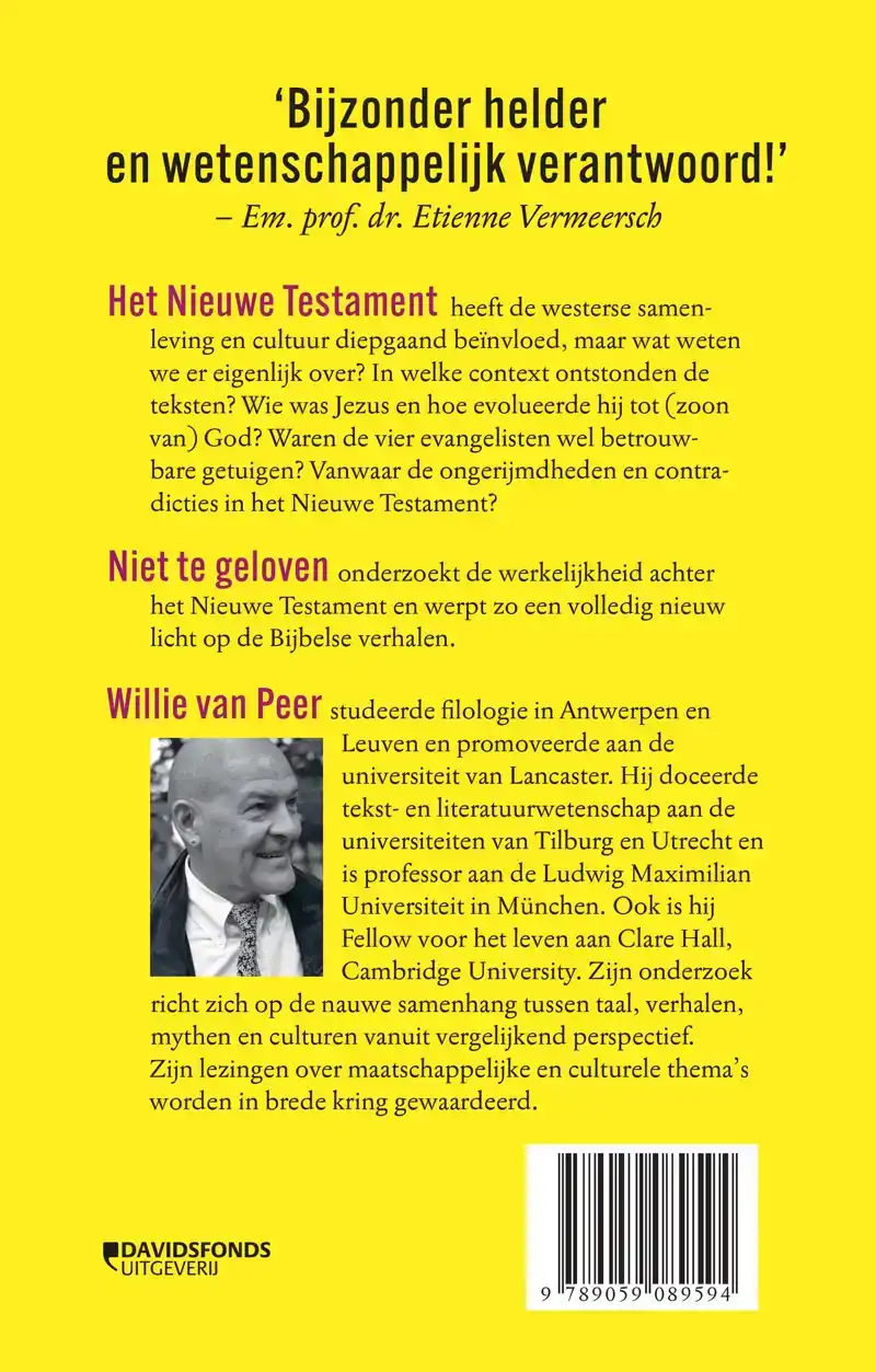 NIET TE GELOVEN