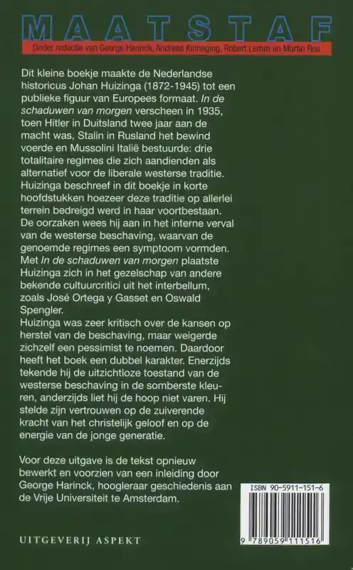 IN DE SCHADUWEN VAN MORGEN