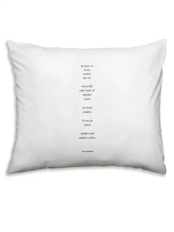 KUSSENSLOOP PLINT 'JE BENT ZO' HANS ANDREUS