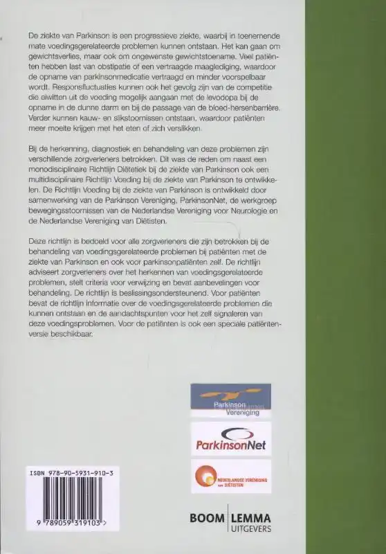 RICHTLIJN VOEDING BIJ DE ZIEKTE VAN PARKINSON