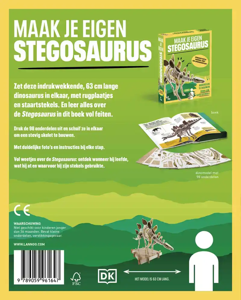 MAAK JE EIGEN STEGOSAURUS