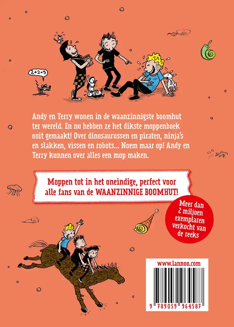 HET SUPERDIKKE WAANZINNIGE MOPPENBOEK