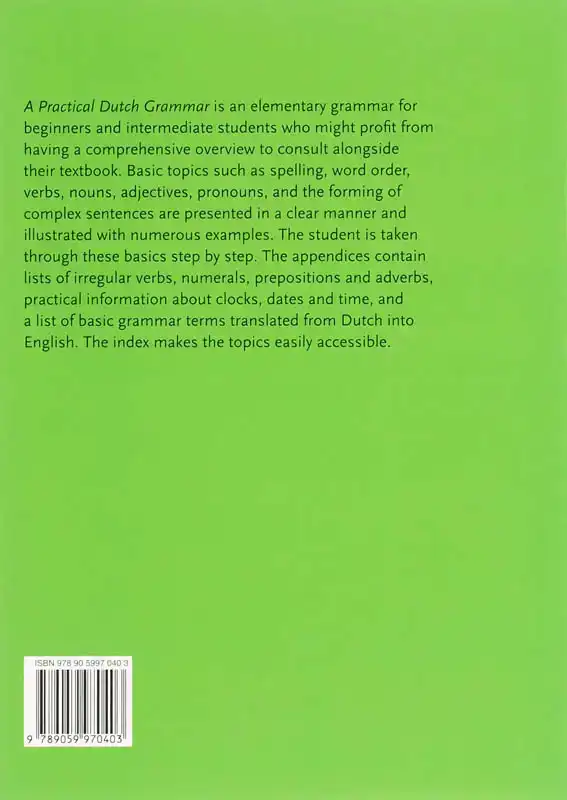 A PRACTICAL DUTCH GRAMMAR