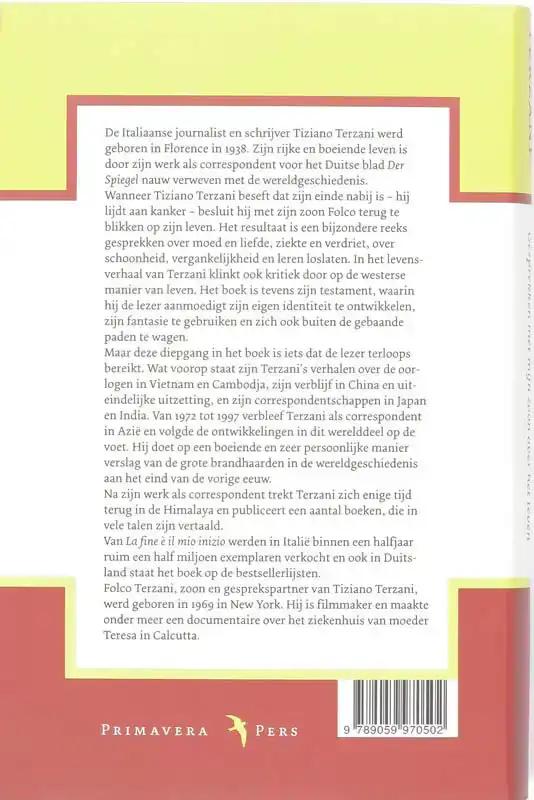 HET EINDE ALS BEGIN