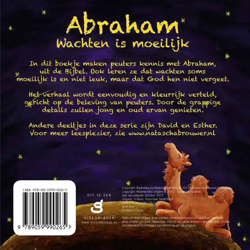 ABRAHAM, WACHTEN IS MOEILIJK