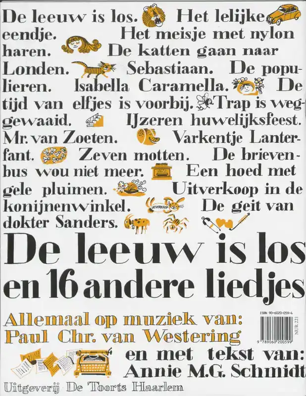 DE LEEUW IS LOS EN 16 ANDERE LIEDJES