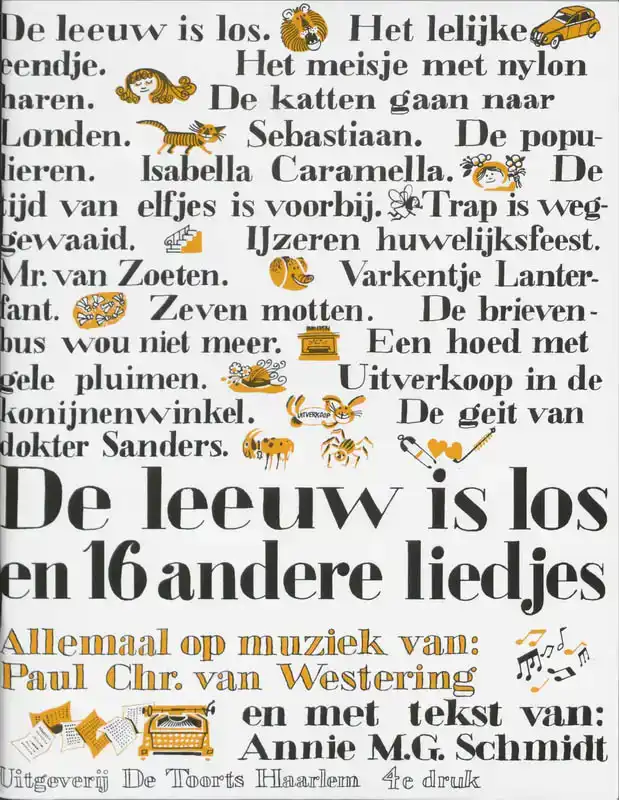 DE LEEUW IS LOS EN 16 ANDERE LIEDJES