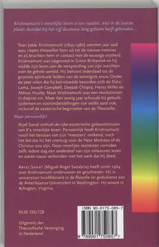 HET INNERLIJKE LEVEN VAN KRISHNAMURTI