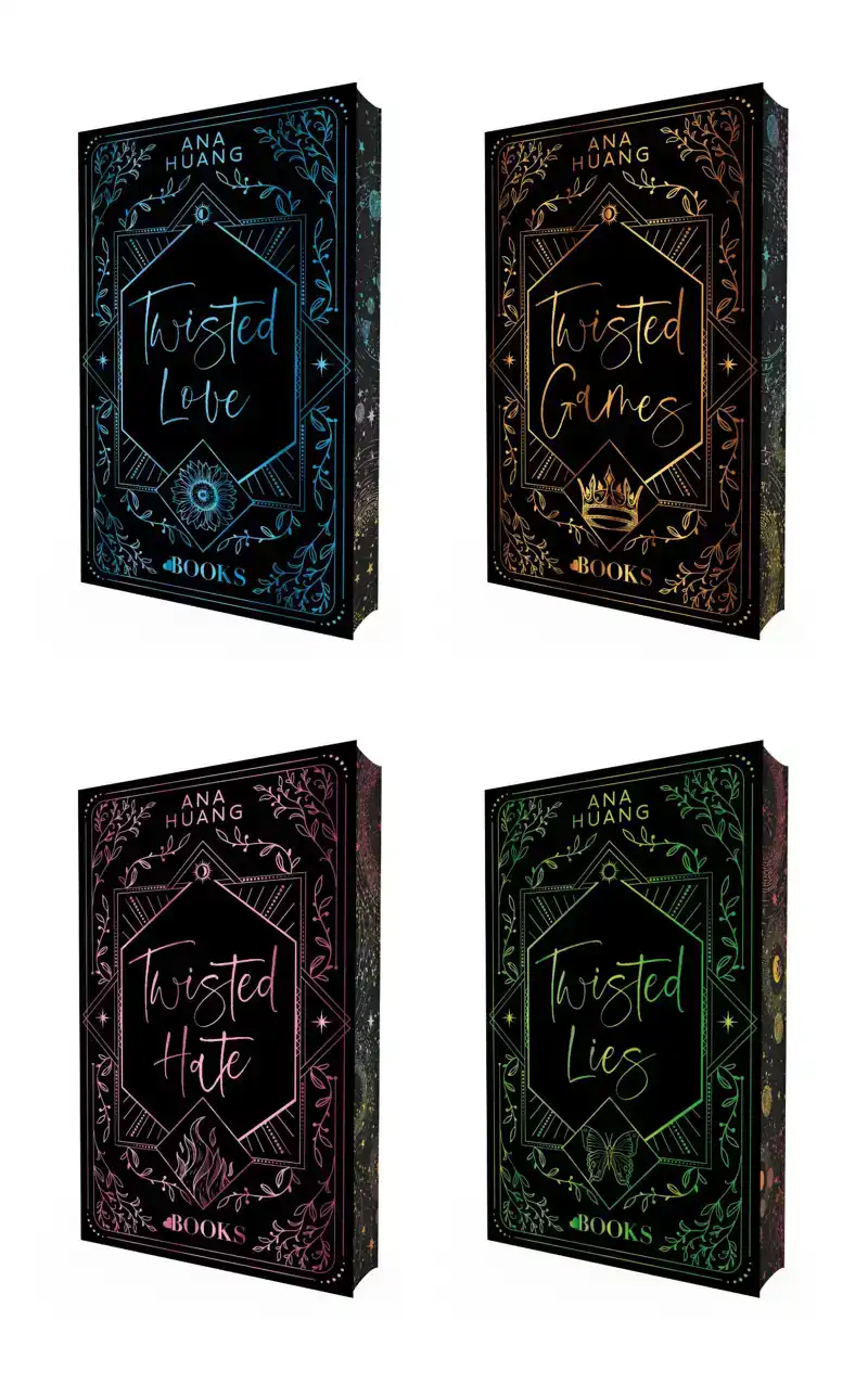 TWISTED LOVE GAMES HATE LIES SET SPRAYED EDGES