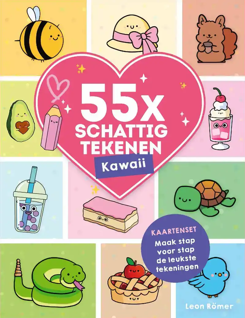 55X SCHATTIG TEKENEN KAWAII