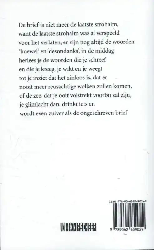 EVEN ZUIVER ALS DE ONGESCHREVEN BRIEF