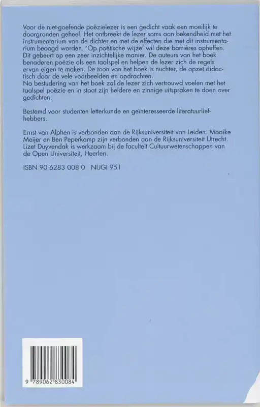 OP POETISCHE WIJZE