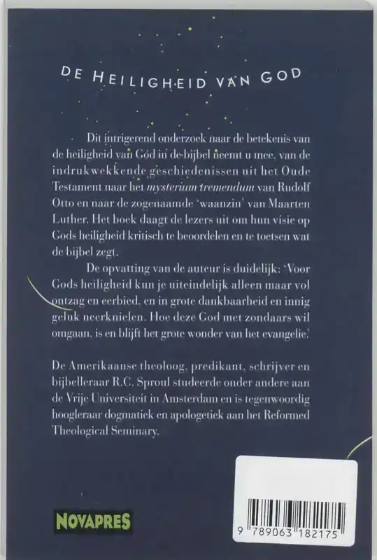 DE HEILIGHEID VAN GOD