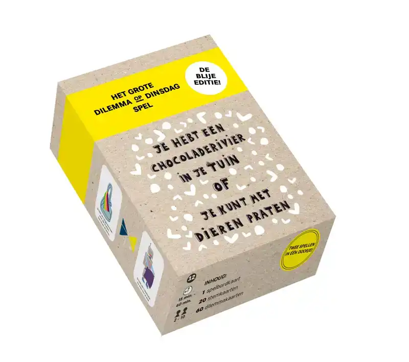 HET GROTE DILEMMA OP DINSDAG-SPEL: DE BLIJE EDITIE