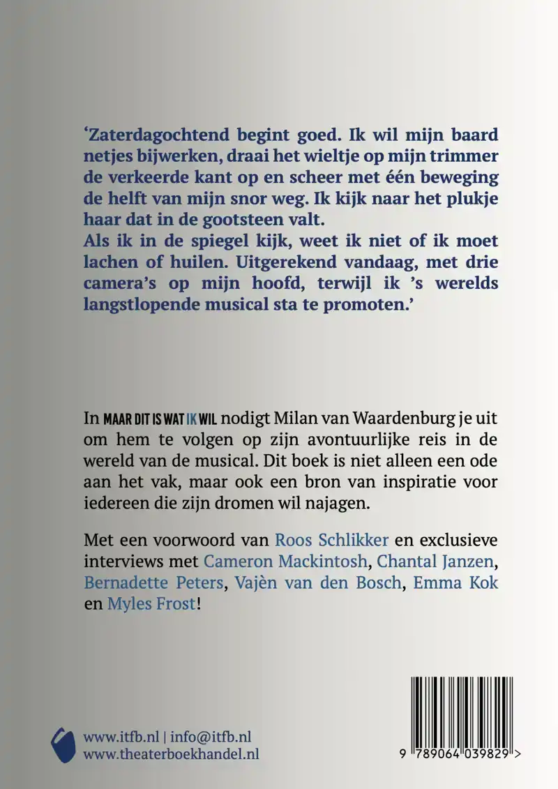 MAAR DIT IS WAT IK WIL
