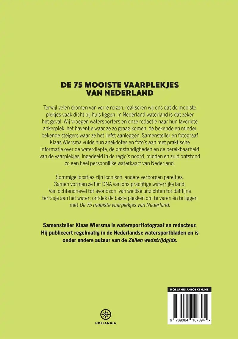 DE 75 MOOISTE VAARPLEKJES VAN NEDERLAND