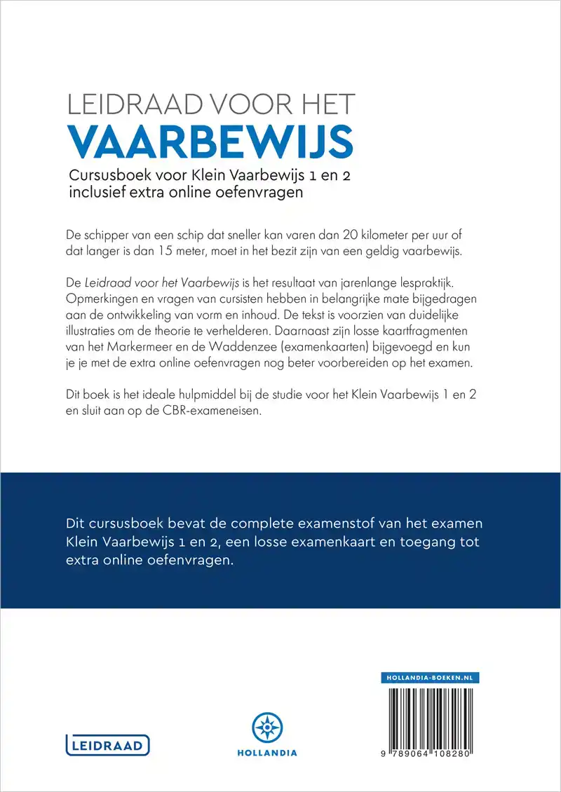 LEIDRAAD VOOR HET VAARBEWIJS INCLUSIEF ONLINE EXAMENTRAINING