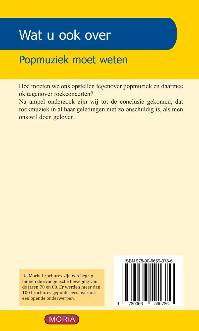 WAT U OOK OVER POPMUZIEK MOET WETEN