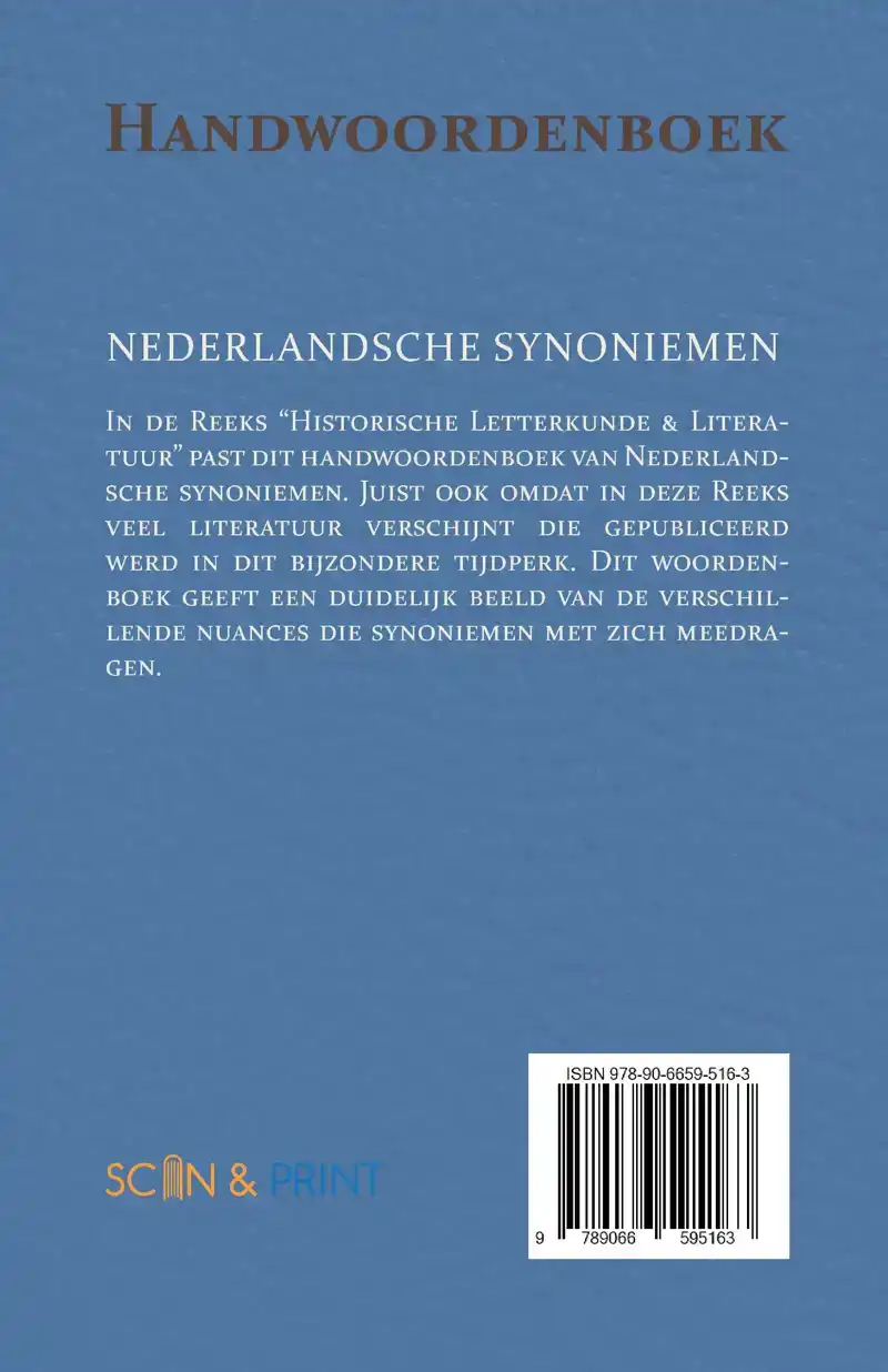 HANDWOORDENBOEK VAN NEDERLANDSCHE SYNONIEMEN