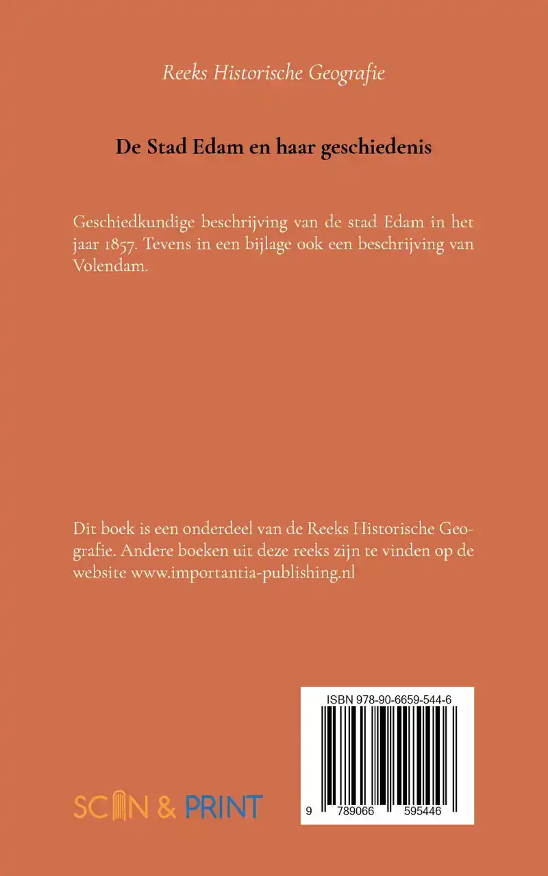 DE STAD EDAM EN HAAR GESCHIEDENIS