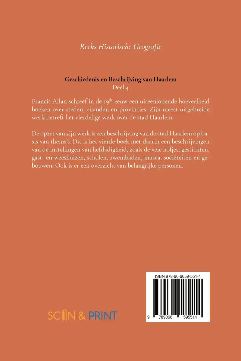 GESCHIEDENIS EN BESCHRIJVING VAN HAARLEM 4
