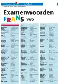 EXAMENWOORDEN FRANS