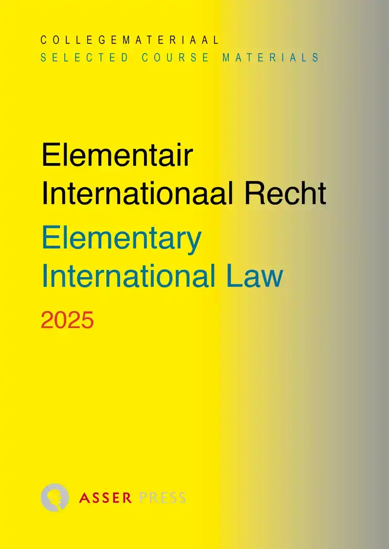 ELEMENTAIR INTERNATIONAAL RECHT 2025 / ELEMENTARY INTERNATIO