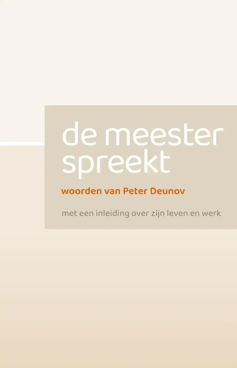 DE MEESTER SPREEKT