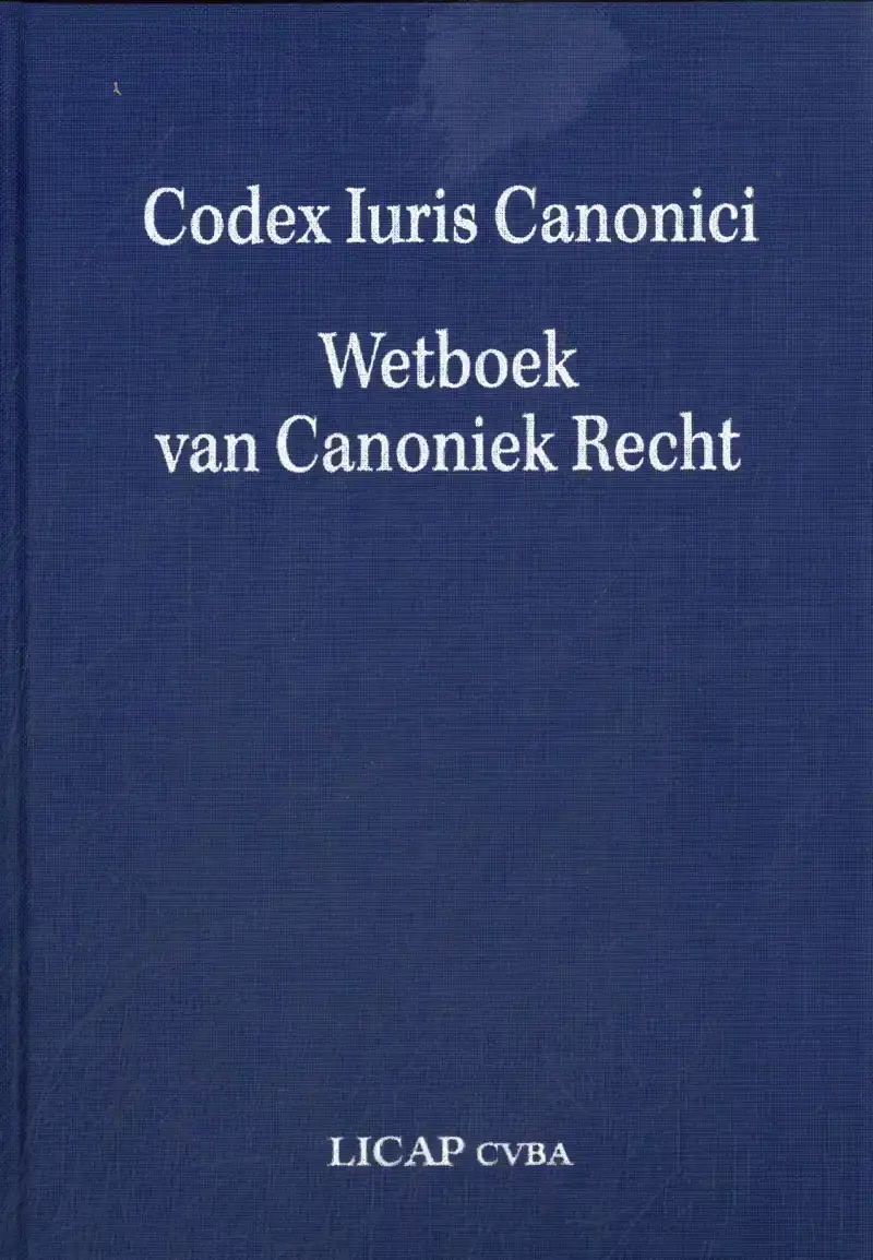 CODEX IURIS CANONICI. WETBOEK VAN CANONIEK RECHT