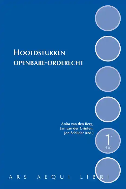 HOOFDSTUKKEN OPENBARE-ORDERECHT