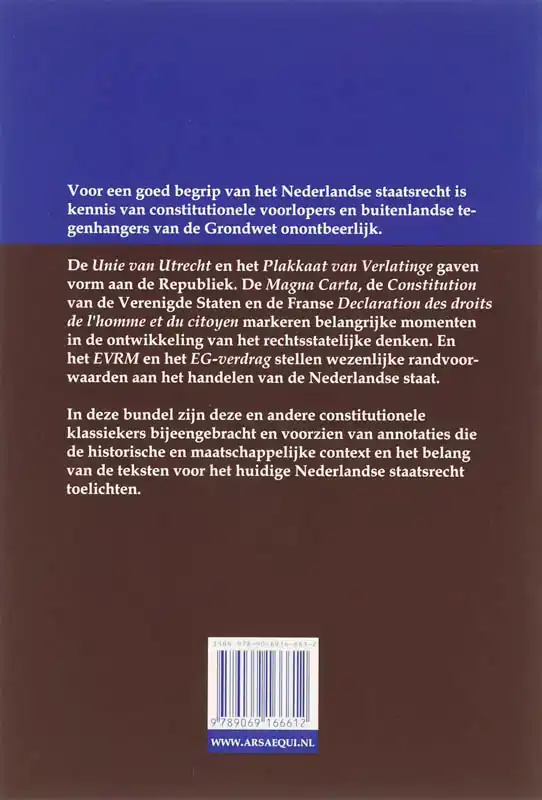 CONSTITUTIONELE KLASSIEKERS