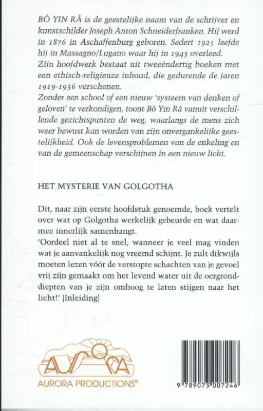 HET MYSTERIE VAN GOLGOTHA