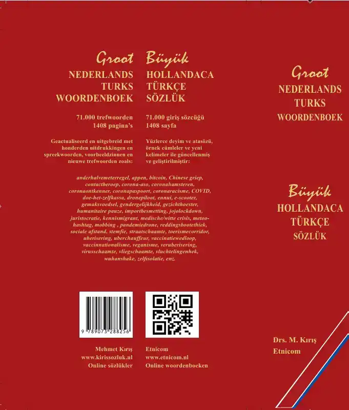 GROOT NEDERLANDS-TURKS WOORDENBOEK