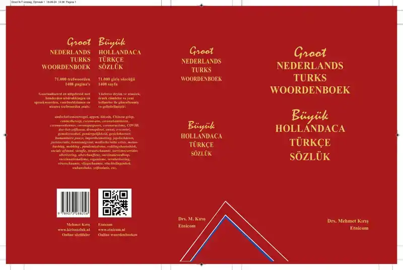 GROOT NEDERLANDS-TURKS WOORDENBOEK